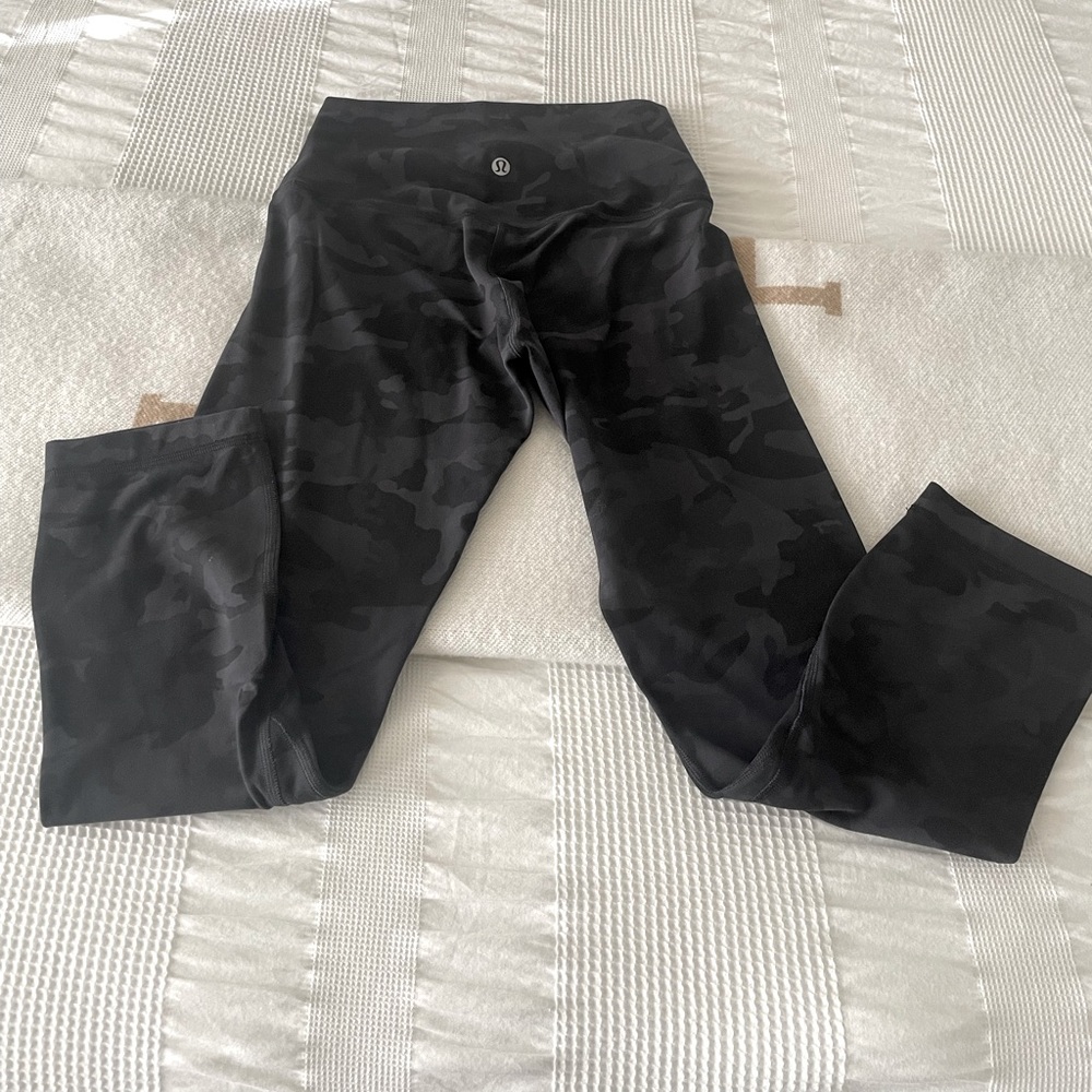 lululemon athletica Black Camo Leggings